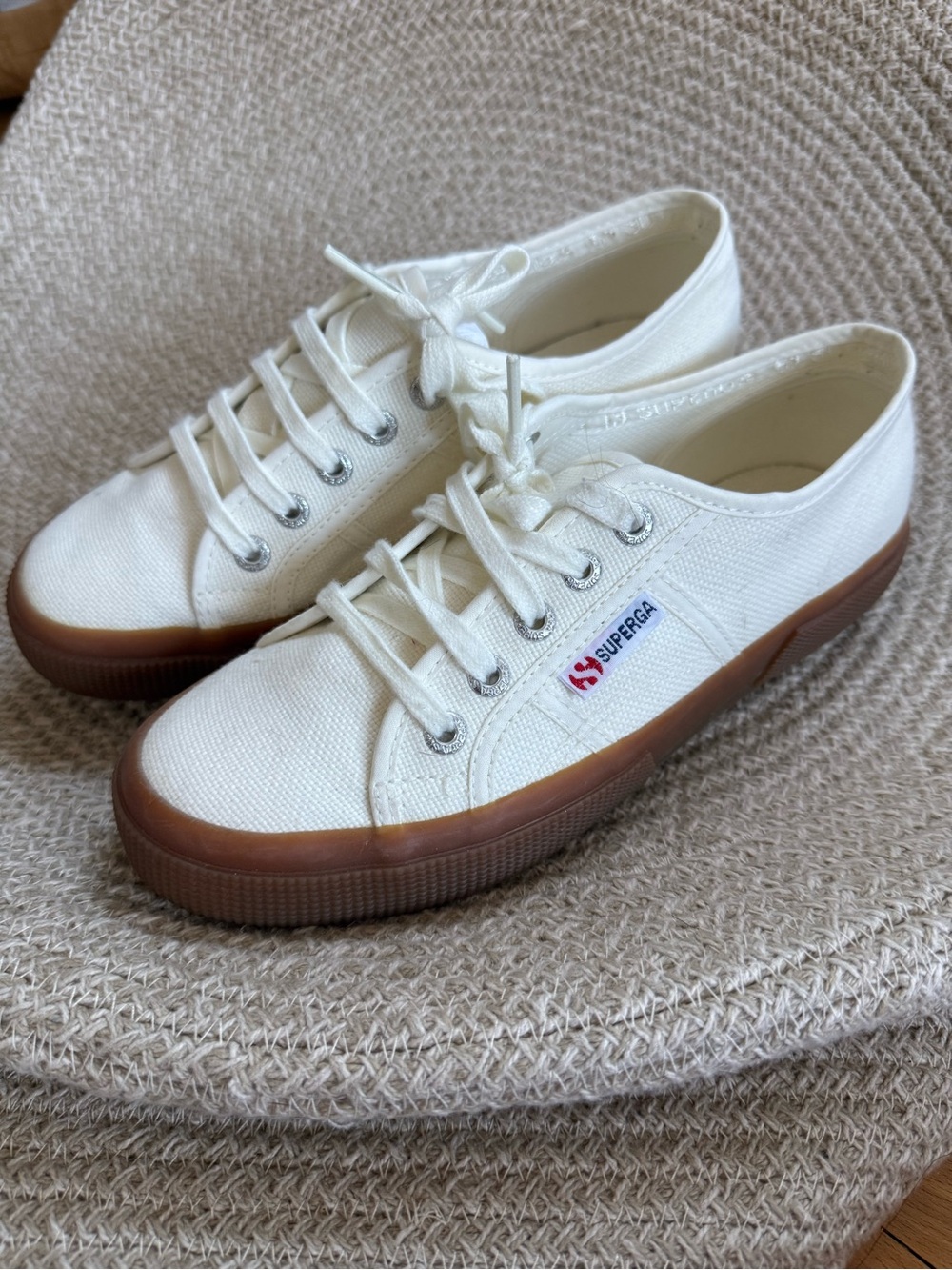 Superga 2750 Cotu Classic White Sneakers | Canvas Lace-Up Casual Shoes